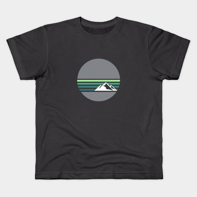 Striped Mountains Kids T-Shirt by OutdoorNation